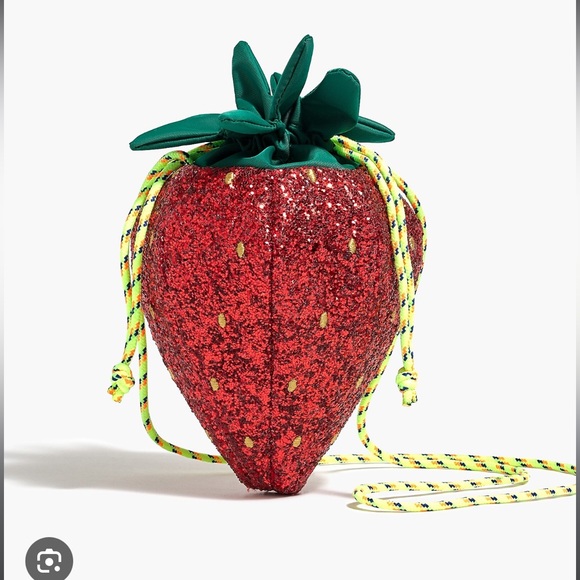 Crewcuts Other - NWOT Crewcuts glitter strawberry purse
